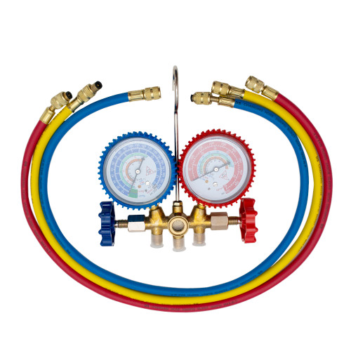 JGO MANOMETRO R22, R134A, R404A Y R407C MANG 3 PZ 89 CM USAR CT 536N CT-410-RDX (CT-536E)
