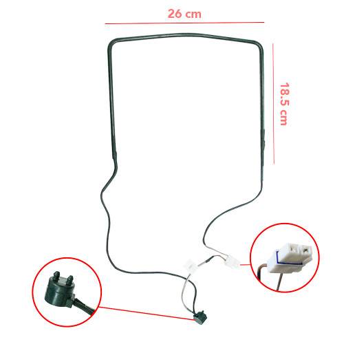RESISTENCIA SAMSUNG TIPO U 110V 120W REFRIGERADOR 23 FT (DA47-00244P)