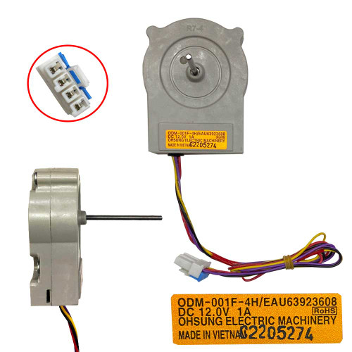 MOTOR DIFUSOR FLECHA LARGA 12V 1A 3.25W ( ODM-001F-4C))naranja (EAU63923608)