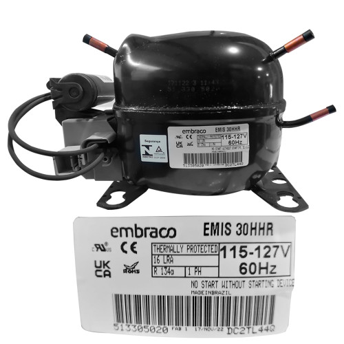 COMPRESOR 1/10 R134A (EMIS30HHR)
