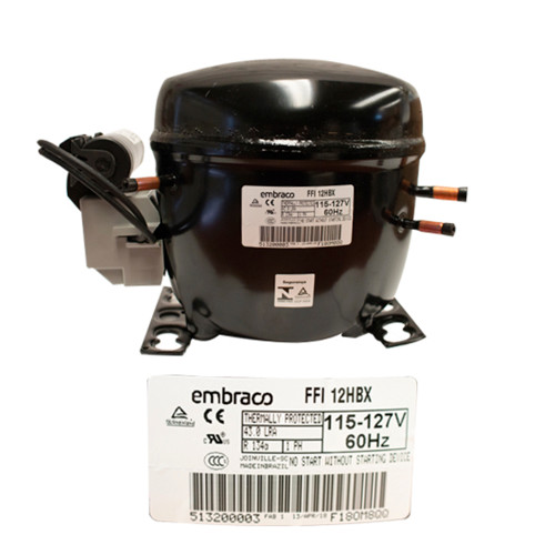 COMPRESOR 1/3 R134a 115-127 V-60 HZ BAJA/MEDIA/ALTA PRESION DE OPERACION DE RETORNO EMBRACO (FFI12HBX)