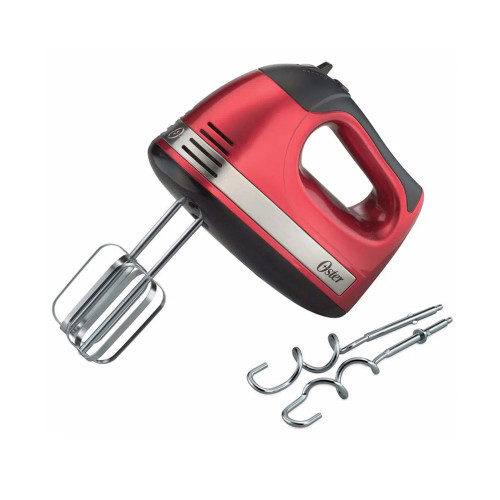 BATIDOR DE MANO OSTER ROJA 5 VEL 300WATTS (FPSTHM260R-013)