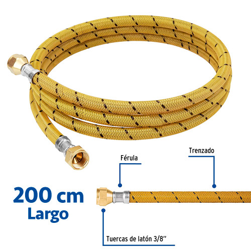 MANGUERA FLEX VINILO 2  MT FGA-20V (M2000)