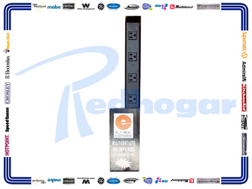 MULTICONTACTO ELECTROTEC 6 CONTACTOS NEGRO (MULTI6N)