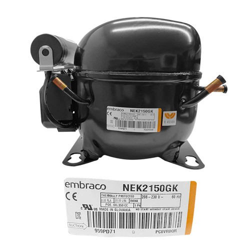 COMPRESOR 1/2+  R404a 208-230V 60HZ BAJA PRESION DE OPERACION DE RETORNO EMBRACO (NEK2150GK-208)