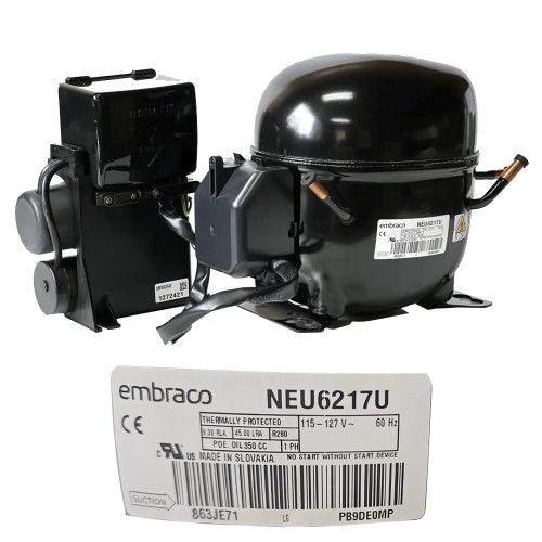 COMPRESOR 3/4  R290 115-127 V-60 HZ MEDIA PRESION DE OPERACION DE RETORNO EMBRACO (NEU6217U)