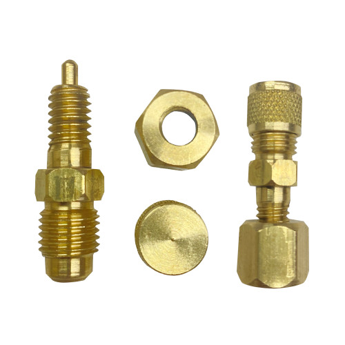 ECONOVALVULA LATA GAS GENETRON 1234YF IZQ  ESPREA P/ MANGUERA 1/4 (REX0039)