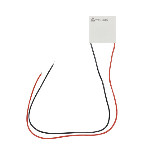 PASTILLA SEMICONDUCTOR PELTIER FRIGOBAR, ENFRIADOR DE AGUA Y CAVA 40X40MM (REX0189)