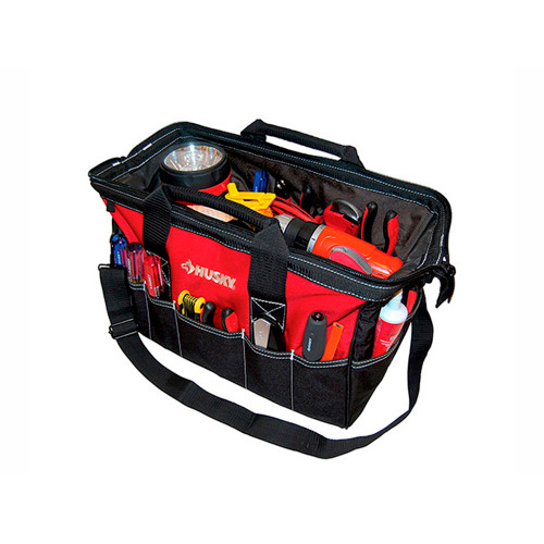 BOLSA HERRAMIENTAS 45.7 HUSKY TODO TERRENO 12 BOLSILLOS INT Y 16 EXTERNOS (RP200417)