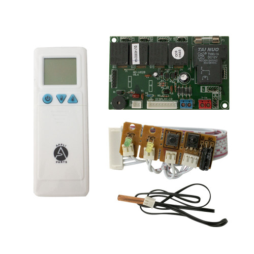 TARJETA UNIVERSAL A. A.  1 SENSOR 3 VELOCIDAD DEL VENTILADOR RELAY, 110 / 220V (RPCB213A)