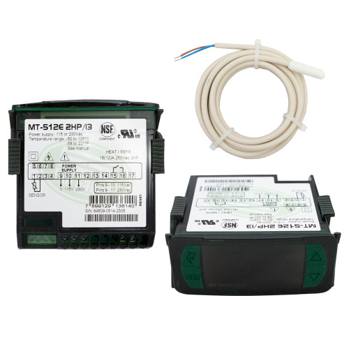 CONTROLADOR ELECTRONICO TEMPERATURA CONSERVACION 1 SENSOR 1 SALIDA 115/230V FULL GAUGE 2HP (RPMT512E)