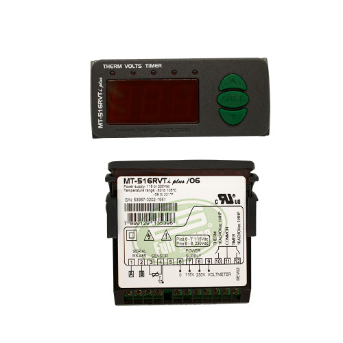 CONTROLADOR ELECTRONICO  INDICADOR TEMPERATURA COMPLETO PLUS 110/220V FULL GAUGE (RPMT516RVTIPLUS)