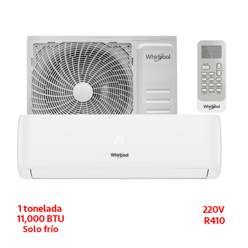 MINISPLIT 1 TON 220V SOLO FRIO WHIRLPOOL (SWA3020Q)