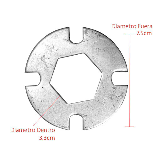 RONDANA DADO SOLA P/LLAVE KRAKEN COMPATILBLE  ERTB123A-ERP, 12393 TB123A-RDX (TB12393KR)