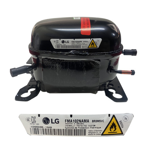 COMPRESOR INVERTER R600 LG TCA37071511 FMA102NBMA TCA37032028 TCA37032104 TCA36471339 TCA36591208 TCA37032031 TCA36591219 TCA37032110 TCA37032118 FC088NAMA  FMA102NAMA TCA36591221 TCA36471338 TCA37071 (TCA37032002)