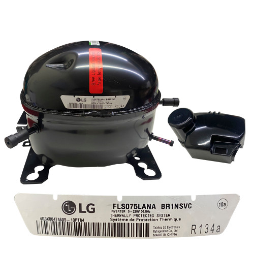 COMPRESOR INVERTER R-134a LG FTCA36511303 TCA38091801 TCA38151701 TCA38151702 FLS075LANA FLB075LANA (TCA38151706)