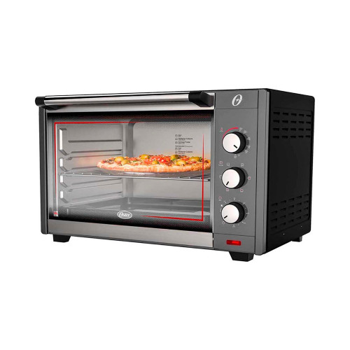 HORNO TOSTADOR OSTER GRIS 45 LTS 4 FUNCIOMES ASAR TOSTAR Y CALENTAR  TIMER DE 120 MINUTOS 2000 WATTS (TSSTTV0045-1MX)