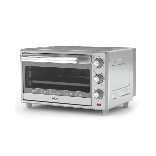 HORNO TOSTADOR Y FREIDORA DE AIRE  OSTER,PLATA 25 LTS 5 FUNCIOMES CALENTAR, TOSTAR, CALENTAR (TSSTTVLS25-1MX)