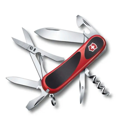 NAVAJA  EVOLUTION GRIP 14/85MM ROJO NEGRO (VRN07)