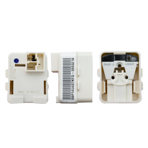 KIT ARRANQUE RELAY Y TERMICO REF WHIRLPOOL ORIGINAL PINOCHO BLANCO  W10796752 1/6-1/5  EM3Y50HLP EM3D50HLT  EMI55HER  W10330833 (W10846113)