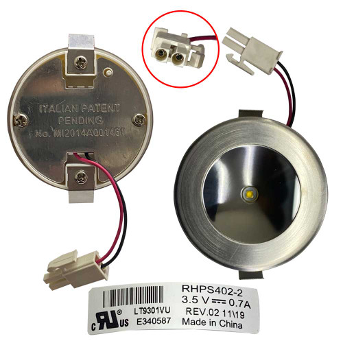 LAMPARA FOCO LED CAMAPANA WHIRLPOOL KITCHEN AID W10727042 (W11109591)