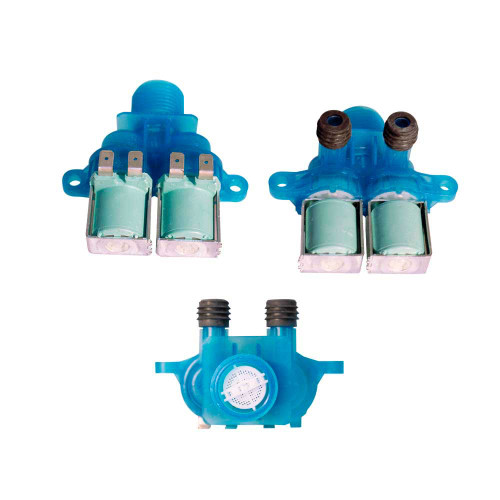 ELECTROVALVULA AZUL DOBLE  W10240949  W10500739 WPW10240949 W10921514 W11480872 usar W11101591 (W11168740)