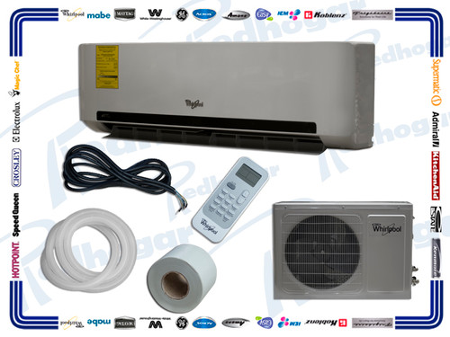 MINISPLIT BASIC 1.5 TON 220V SOLO FRIO BLANCO WHIRLPOOL IDEM WA3125Q USAR WA3126Q (WA3123Q)