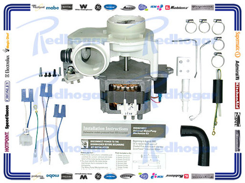 MOTOR Y BOMBA LAVAVAJILLAS G.E. USAR WD26X10013-GEI GEDWM-ERP (WD26X10013)