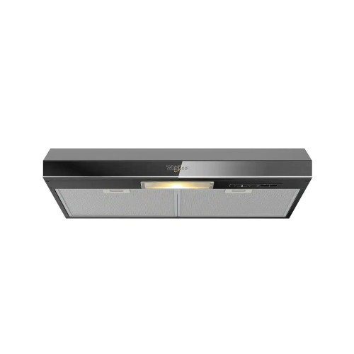 CAMPANA DE PARED WHIRLPOOL 76 cm NEGRA 3 VEL LUZ (WH7610B)