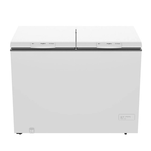 CONGELADOR/REFRIGERADOR  HORIZONTAL 2 PUERTAS 1* -30* BLANCO 15  FT/414L  Dual cooling AHORRO ENERGIA  CANASTILLA PLASTICO (WHB42EBT)