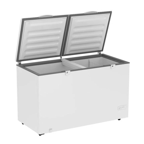 CONGELADOR/REFRIGERADOR  HORIZONTAL 2 PUERTAS 1* -30* BLANCO 19  FT/534L  Dual cooling AHORRO ENERGIA  CANASTILLA PLASTICO (WHB53EBT)