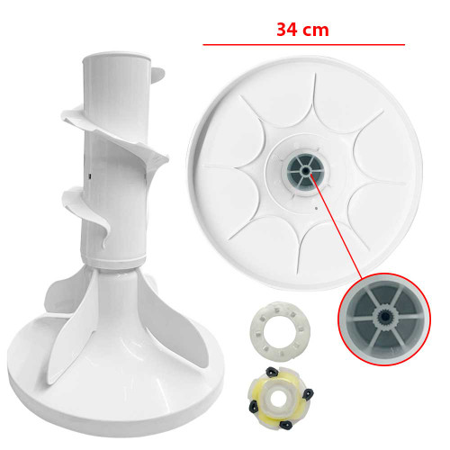 AGITADOR MOD SIN DISPENSER 3951744 WP3951744 WP8578210, 3352106, 470786, W10110785 285565 usar 33481 (WP3951744)