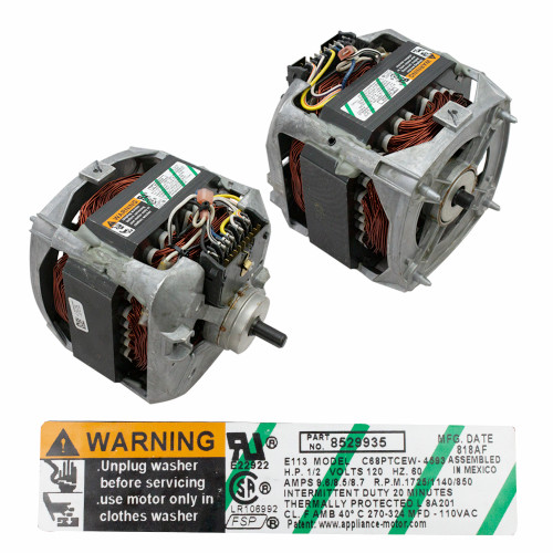 MOTOR 3/V WH  8529935 (WP8529935)