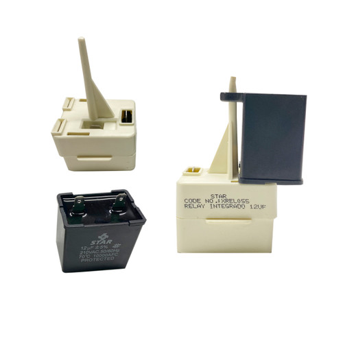 KIT ARRANQUE RELAY PROTECTOR CAPACITOR NEGRO 20,23,25 PIES 1/4L - 1/4P SXS WR197D4848P04 WR07X10097 (WR197D6189P003E)