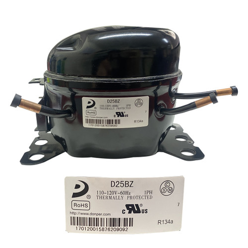 COMPRESOR 1/9-1/8 134a 115/127v 60Hz DAEWOO (DK25BZ)