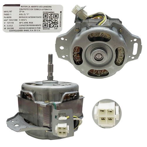 MOTOR INDUCCION KRAKEN LAVADORA (233D2246P003)
