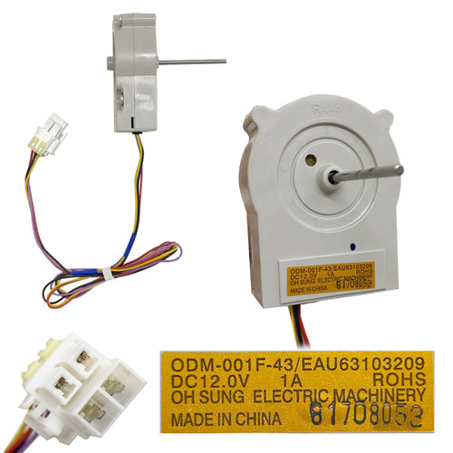 MOTOR EVAPORADOR ODM-001F-43 EAU63103209 naranja (EAU7)