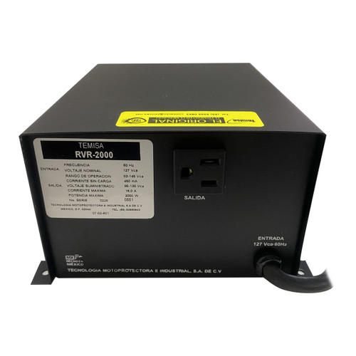REGULADOR DE VOLTAJE RVR-2000P (RVR-2000P)