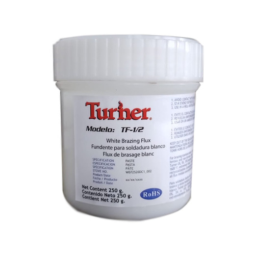 FUNDENTE SOLD BLANCO PLATA 250 GRS. TURNER (TF-12)