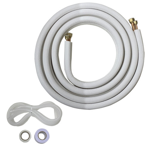 KIT INSTALACION 4MTS (1/2-1/4) MINISPLIT A/A  1.5 TON (KIT1/2-1/4REX)