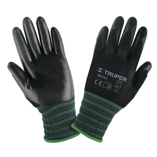 GUANTES  NYLON RECUBRIMIENTO DE NITRILO (GU-123)