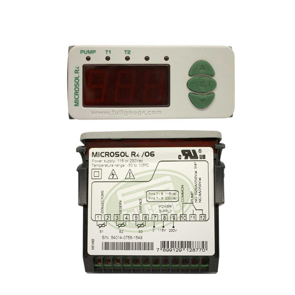 CONTROLADOR ELECTRONICO SOLAR 110/220V FULL GAUGE