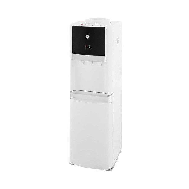 ENFRIADOR AGUA FRIO/CALIENTE G.E. BLANCO 3 LLAVES FRIGOBAR LUZ LED COMPRESOR