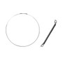 ABRAZADERA  RETENEDOR FUELLE ESCOSTILLA W11032829 4461669 8540107 PS1177309, W10277975 W108941
