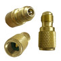 ADAPTADOR RIGIDO CON VALVULA 1/4 HEMBRA 5/16 MACHO