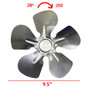 ASPA ALUMINIO 10 5 HOJAS 28  S/COPLE