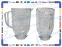 VASO HAMILTON PLASTICO REDONDO GDE 1.4LT PROTOR SILEX (240001500)