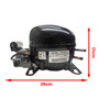 COMPRESOR 1/3 PESADO BAJA/MEDIA PRESION DE RETORNO 134a 115/127v 60Hz BAJO CONSUMO  FF8,5HBK1  FF10HBX1 FFI10HBX1 W910010021 EGYS90HLP NF11FX (EMR100HLC1)