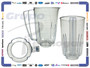 VASO HAMILTON PLASTICO ORIGINAL (HA01001)