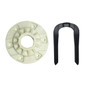 KIT SOPORTE TINA ORIGINAL CON CLIP NUEVO NEGRO W10709744 W10528947VP W10396887 W910010058 (W10528947)